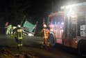 Container LKW umgestuerzt Koeln Brueck Bruecker- Dellbruecker Mauspfad P277